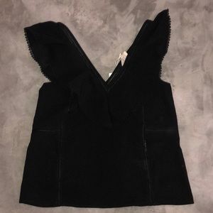 New black top sezane size 34